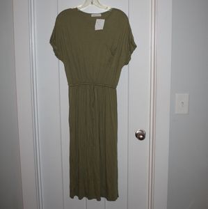NWT Sage Green Midi Dress
